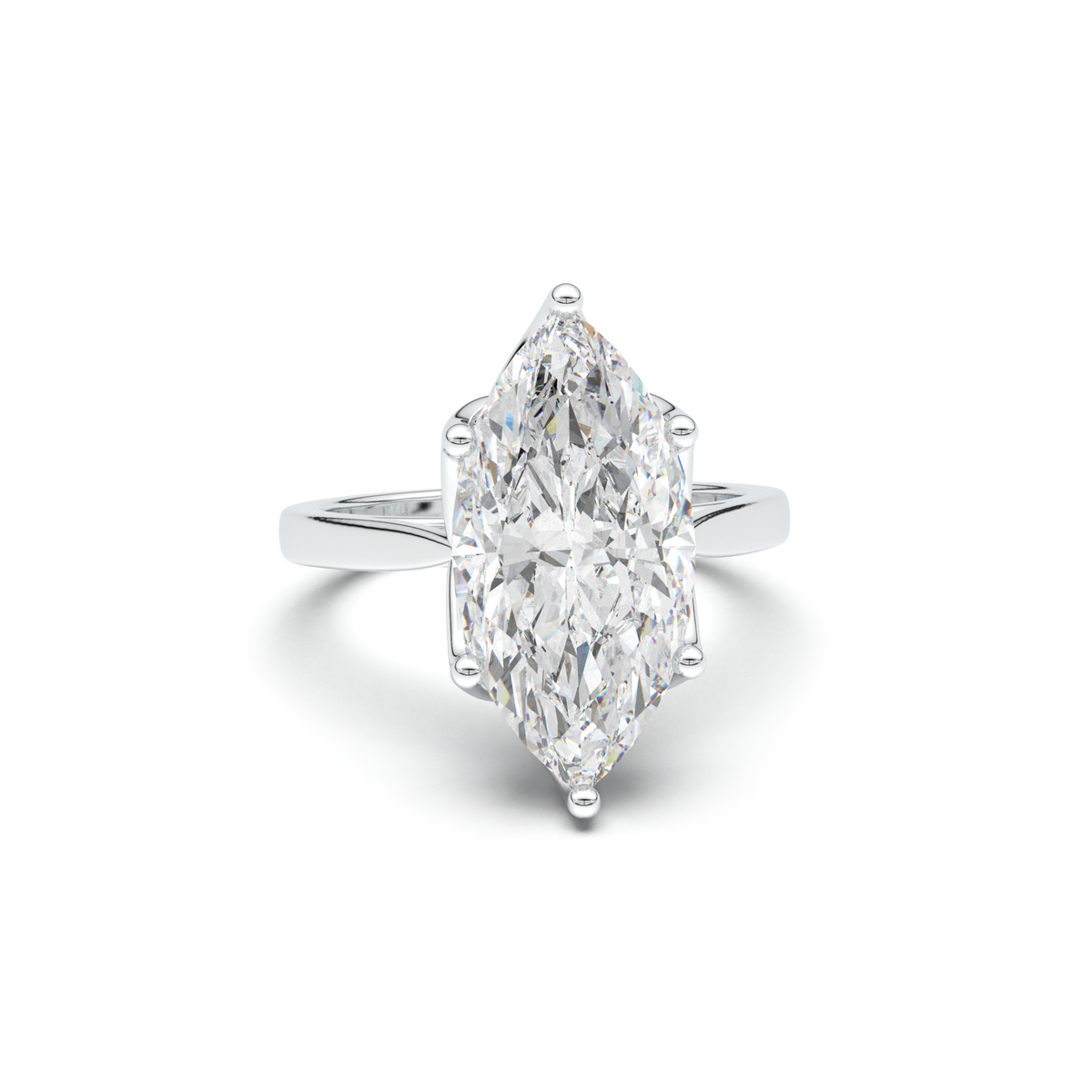 Marquise Solitaire Engagement Ring