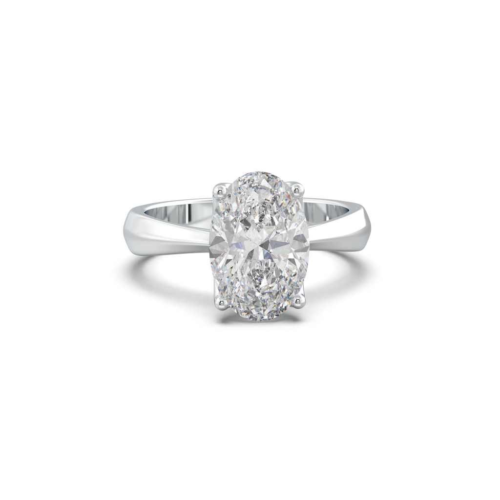 Oval Solitaire Engagement Ring