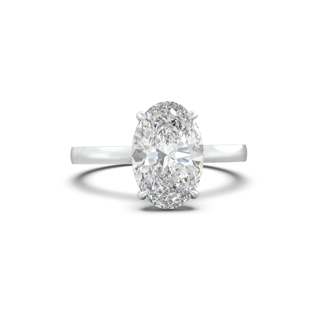 Oval Solitaire Engagement Ring