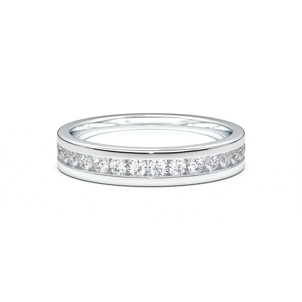 Channel-Set Diamond Men's Band