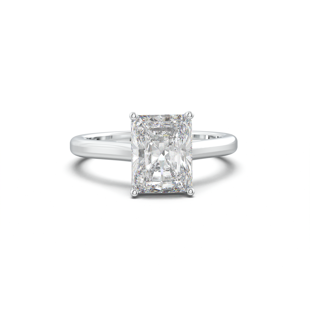 Radiant Solitaire Engagement Ring