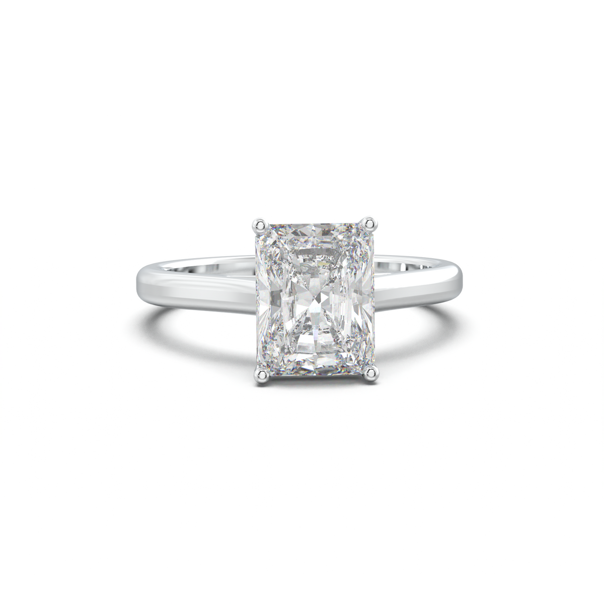 Radiant Solitaire Engagement Ring