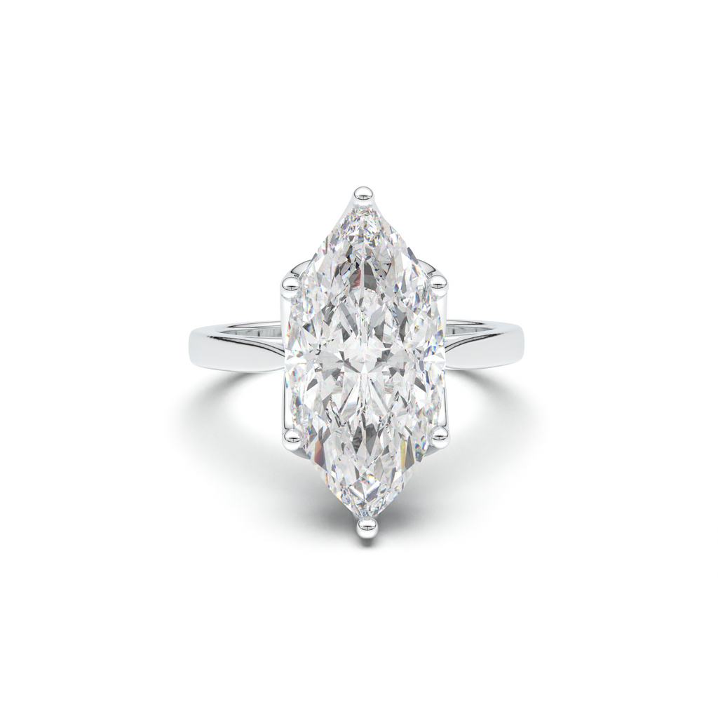 Marquise Solitaire Engagement Ring