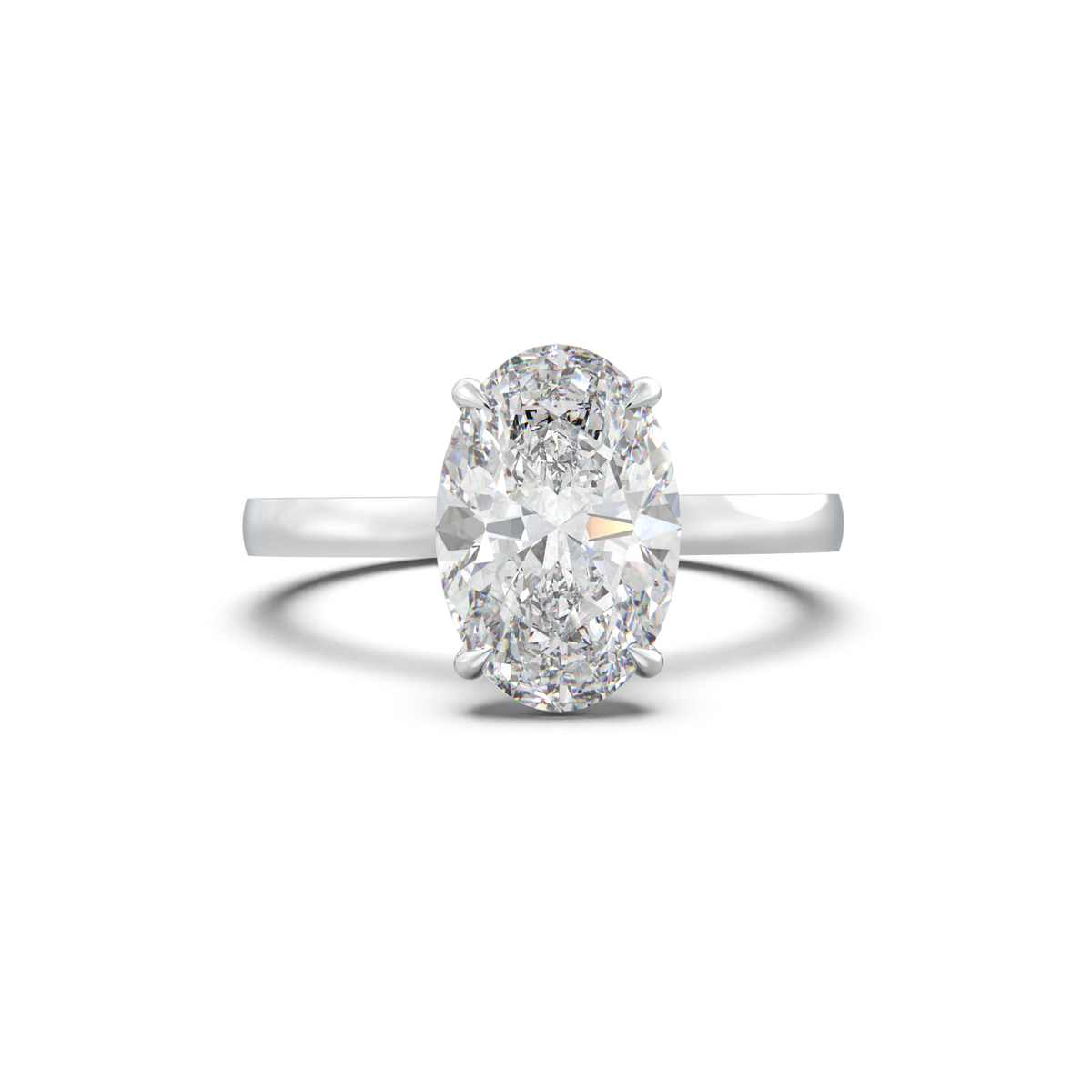 Oval Solitaire Engagement Ring
