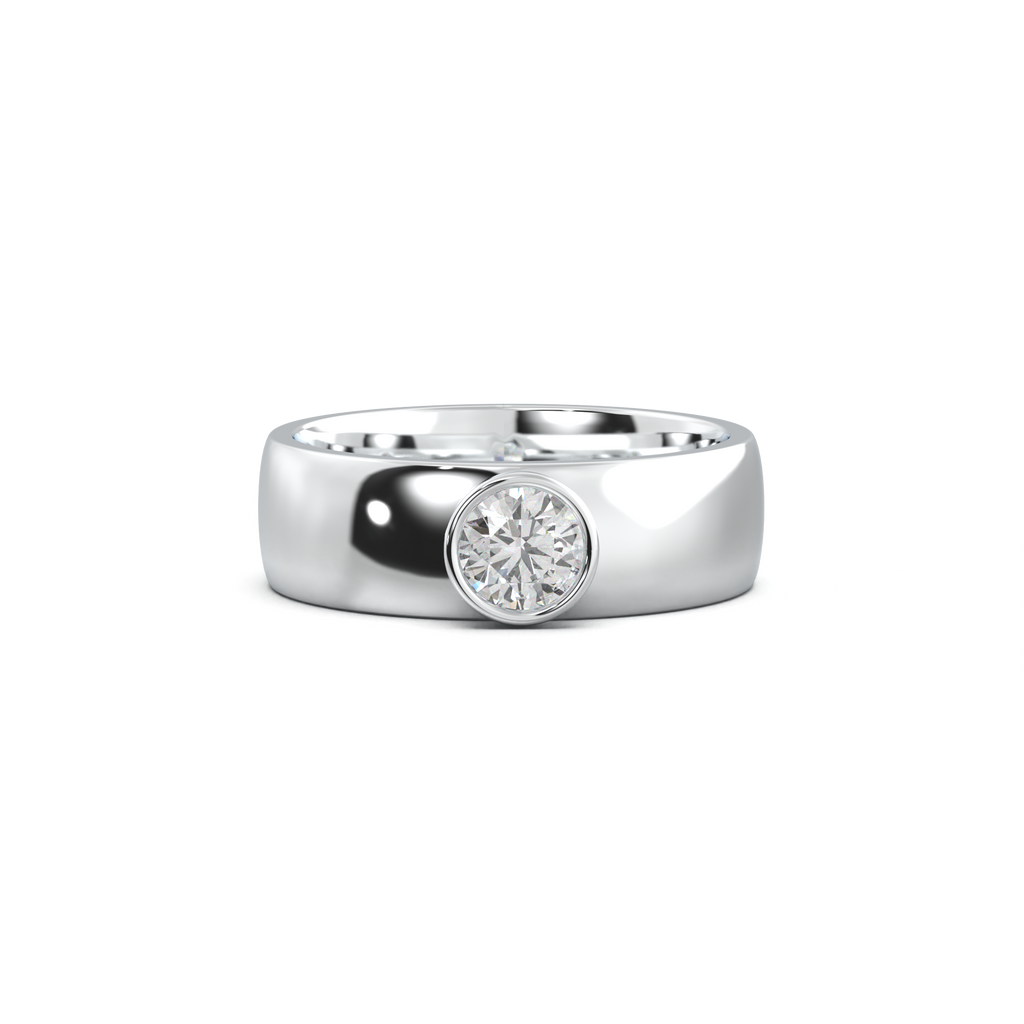 Round Bezel Men's Band
