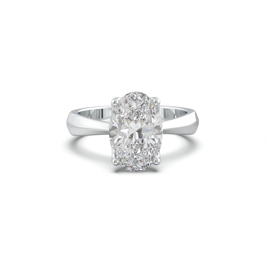 Oval Solitaire Engagement Ring