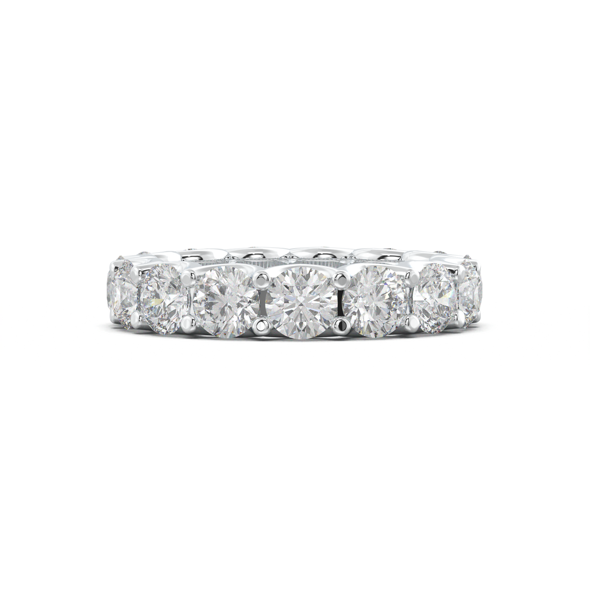 Round Eternity Wedding Band