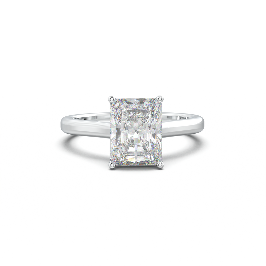 Radiant Solitaire Engagement Ring