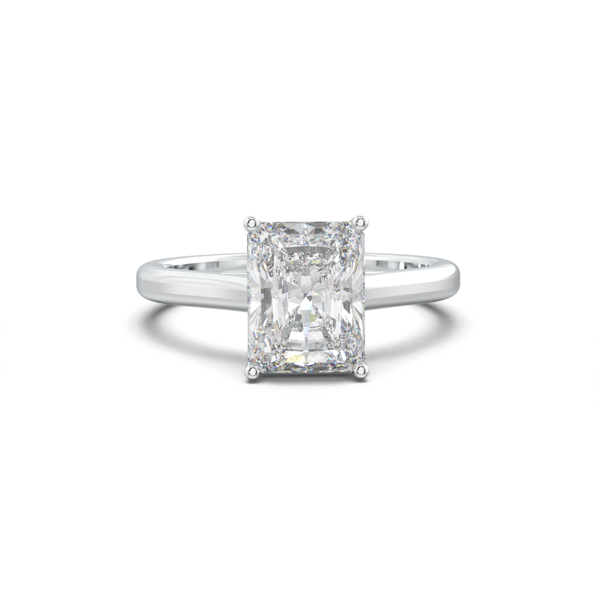 Radiant Solitaire Engagement Ring