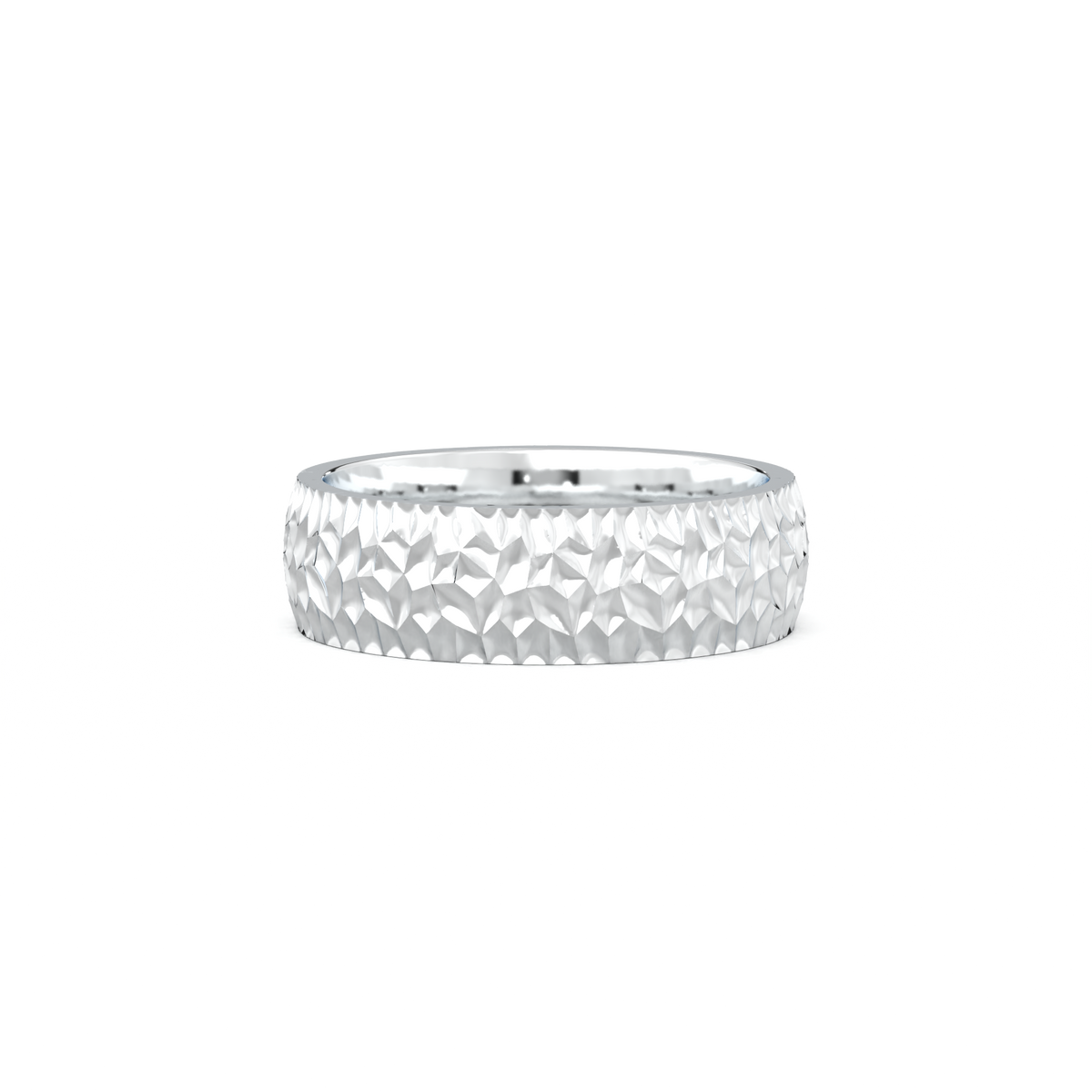 Hammered Texture Men's Band