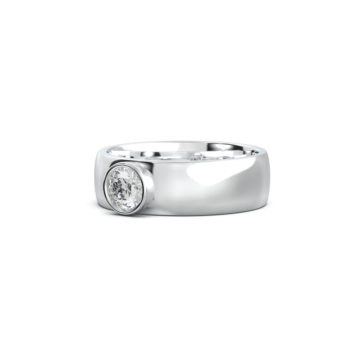 Round Bezel Men's Band