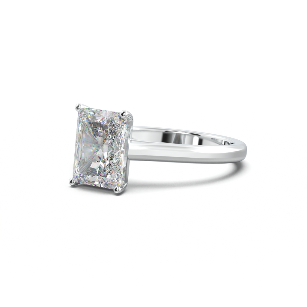 Radiant Solitaire Engagement Ring