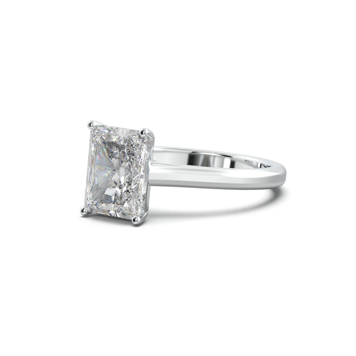 Radiant Solitaire Engagement Ring