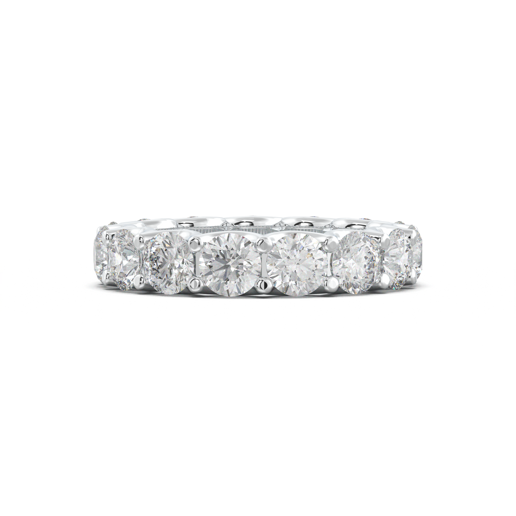 Round Eternity Wedding Band