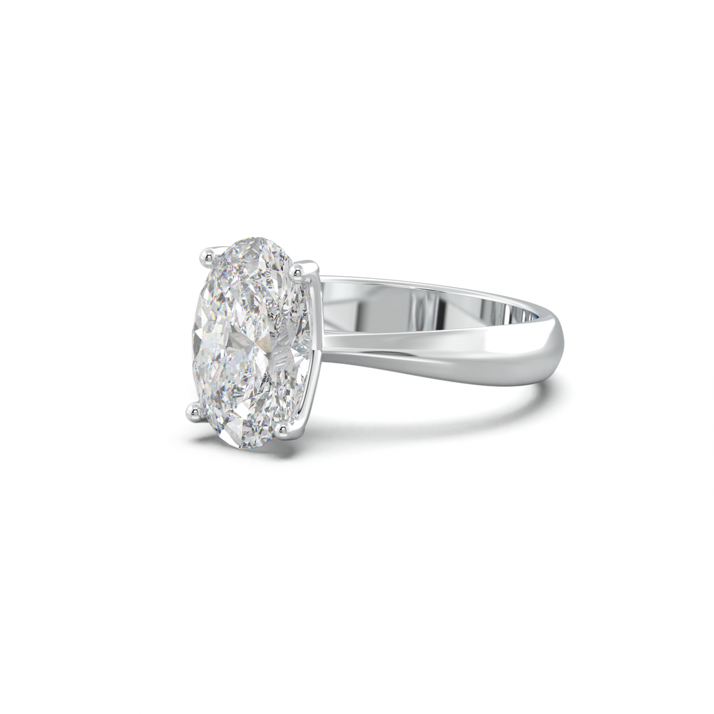 Oval Solitaire Engagement Ring
