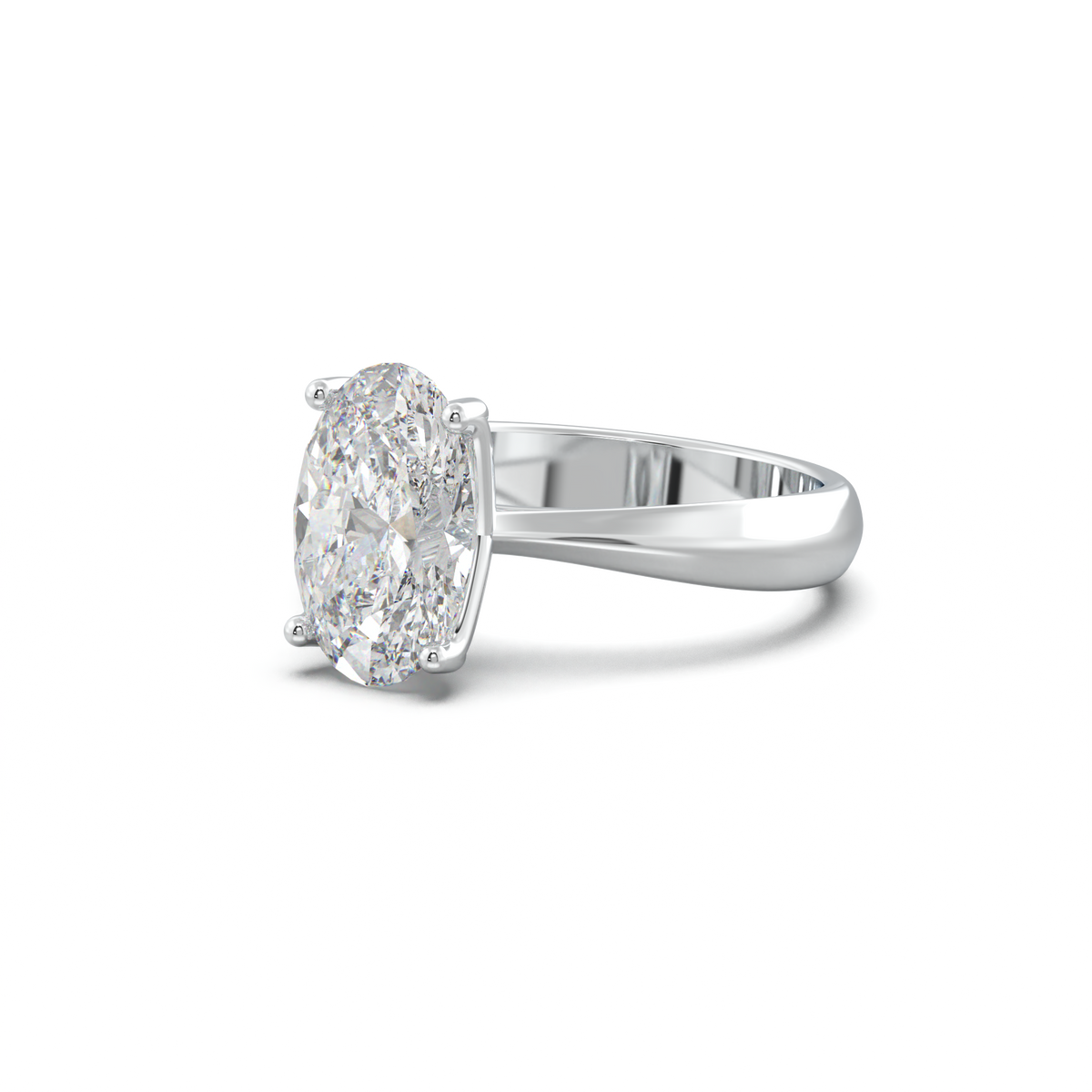 Oval Solitaire Engagement Ring