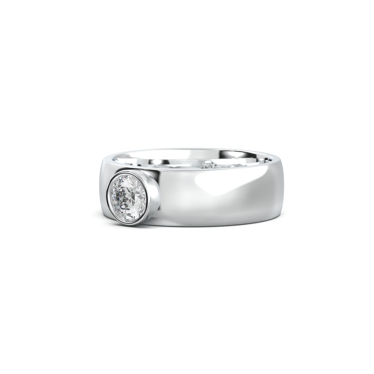 Round Bezel Men's Band