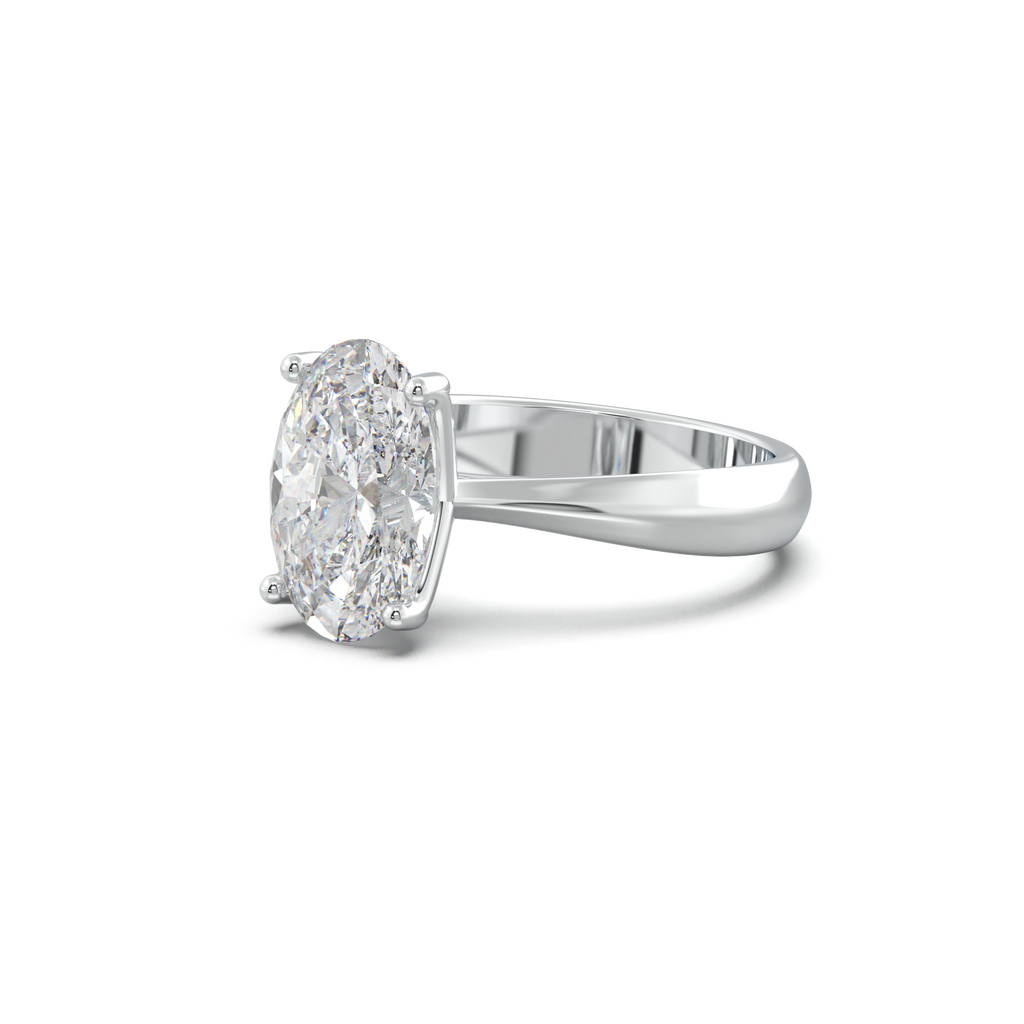 Oval Solitaire Engagement Ring