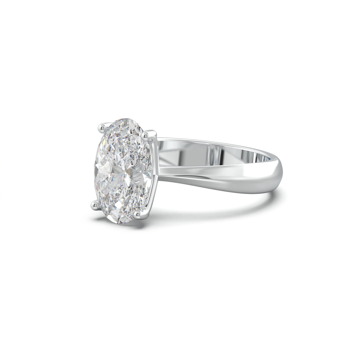 Oval Solitaire Engagement Ring