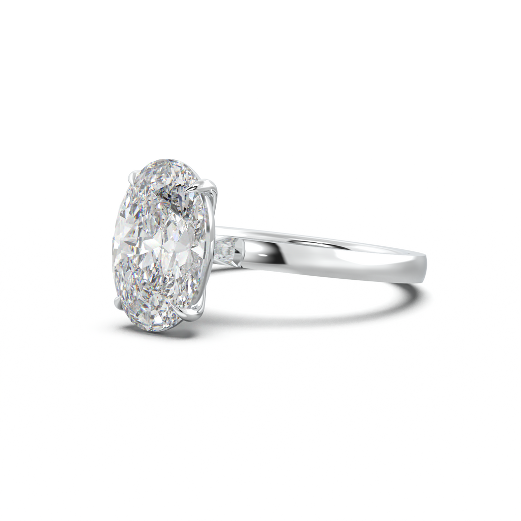 Oval Solitaire Engagement Ring