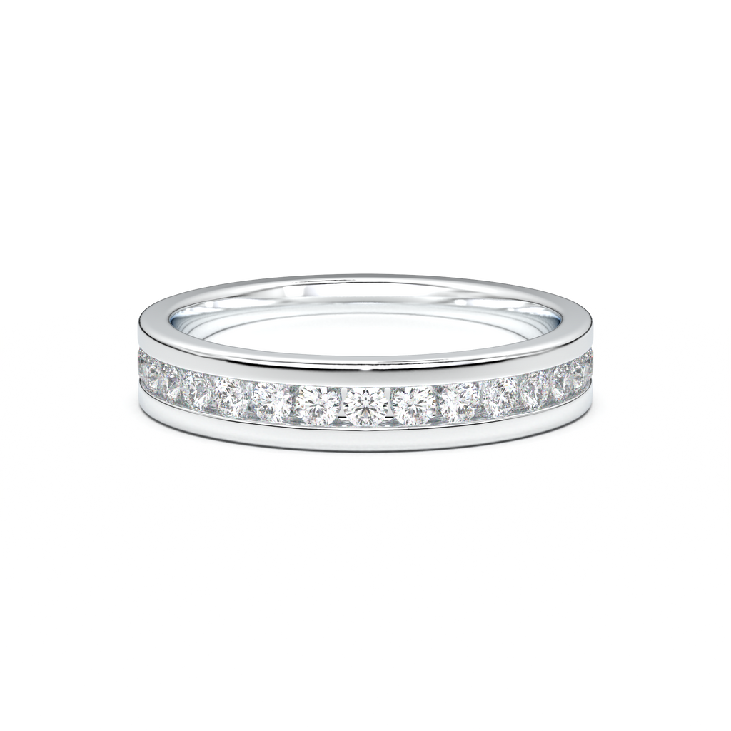 Channel-Set Diamond Men's Band