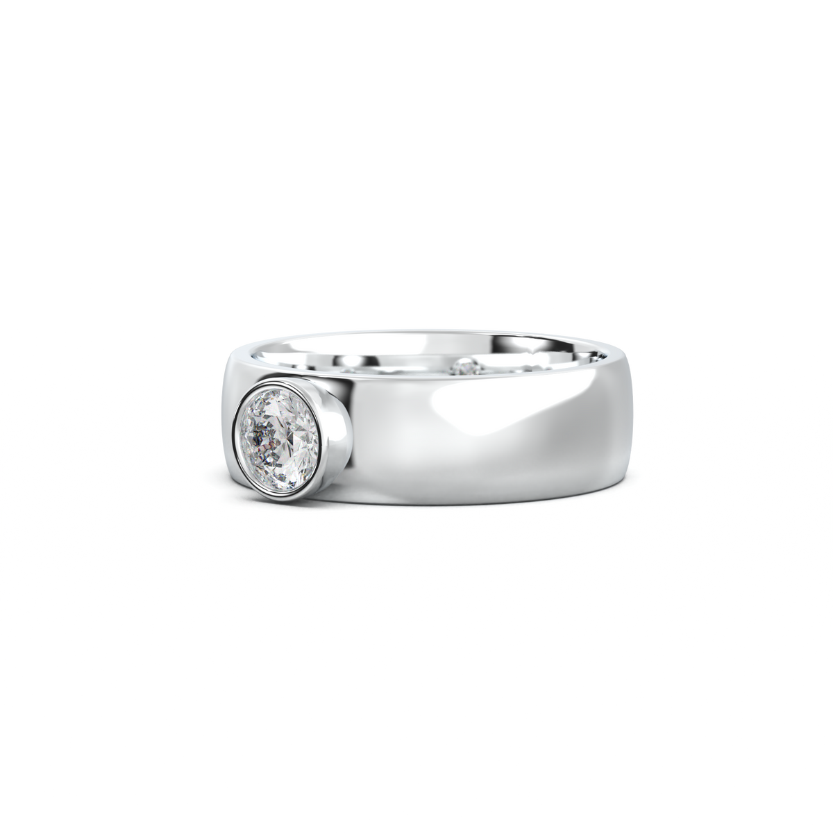 Round Bezel Men's Band