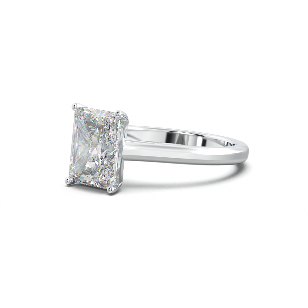Radiant Solitaire Engagement Ring