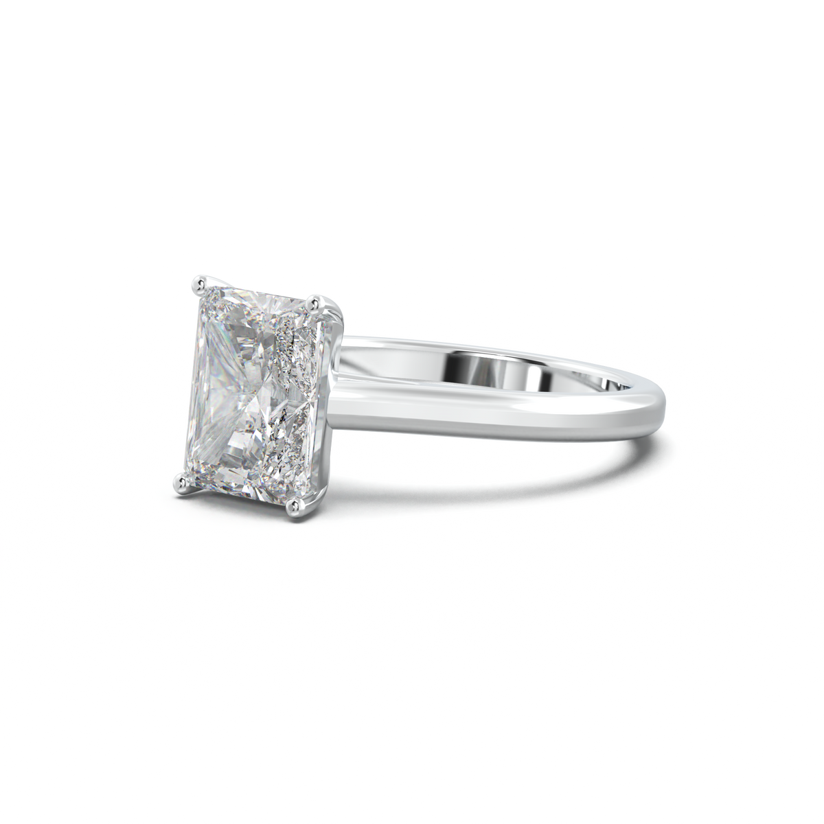 Radiant Solitaire Engagement Ring