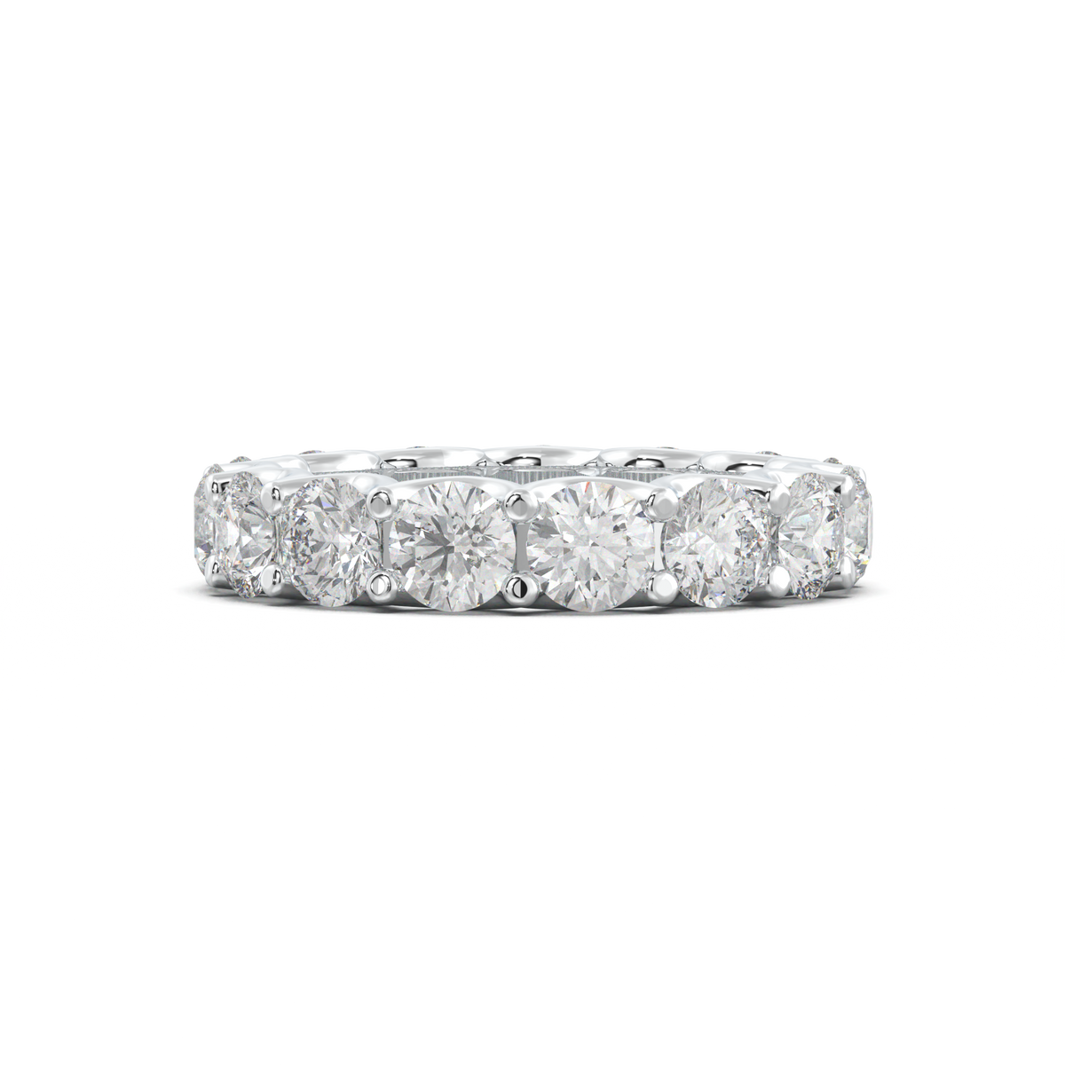 Round Eternity Wedding Band