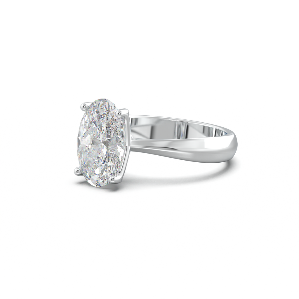 Oval Solitaire Engagement Ring