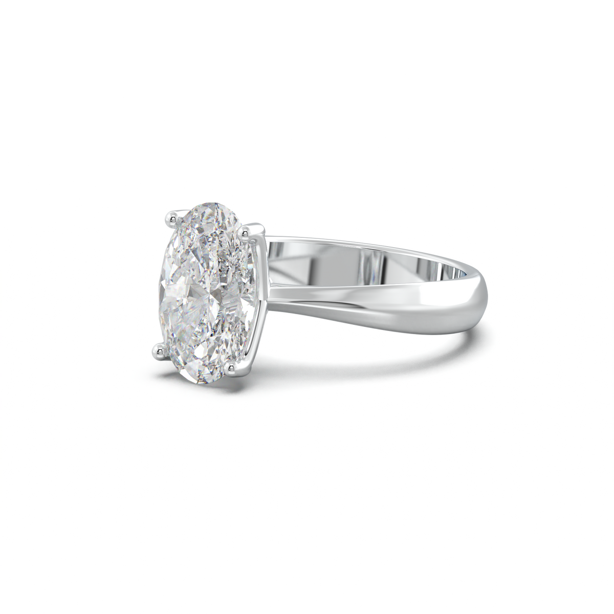 Oval Solitaire Engagement Ring