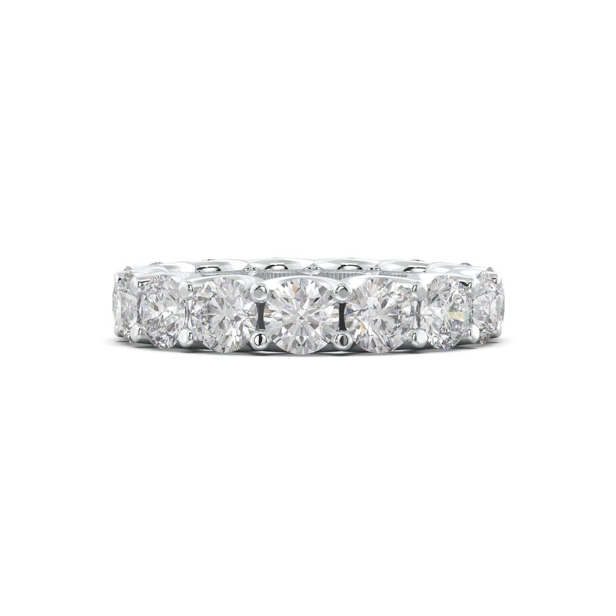 Round Eternity Wedding Band