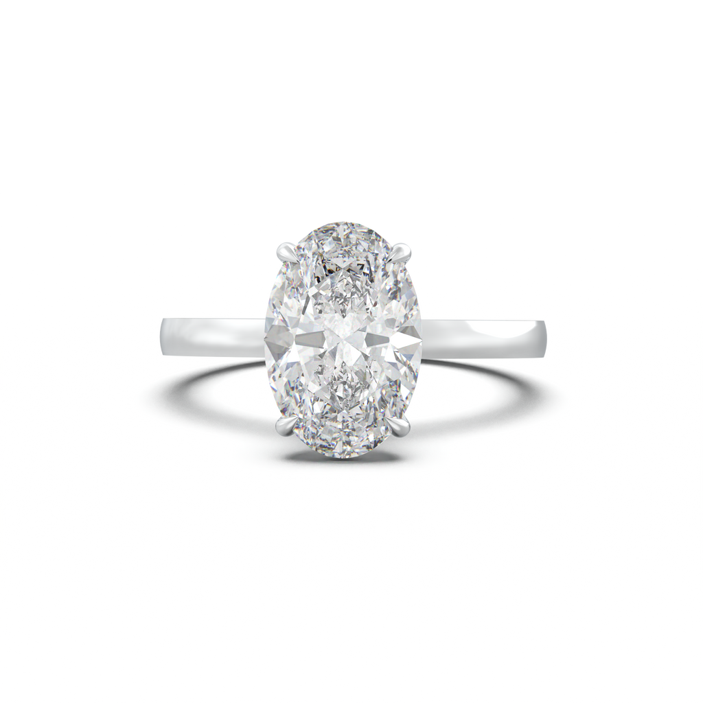 Oval Solitaire Engagement Ring