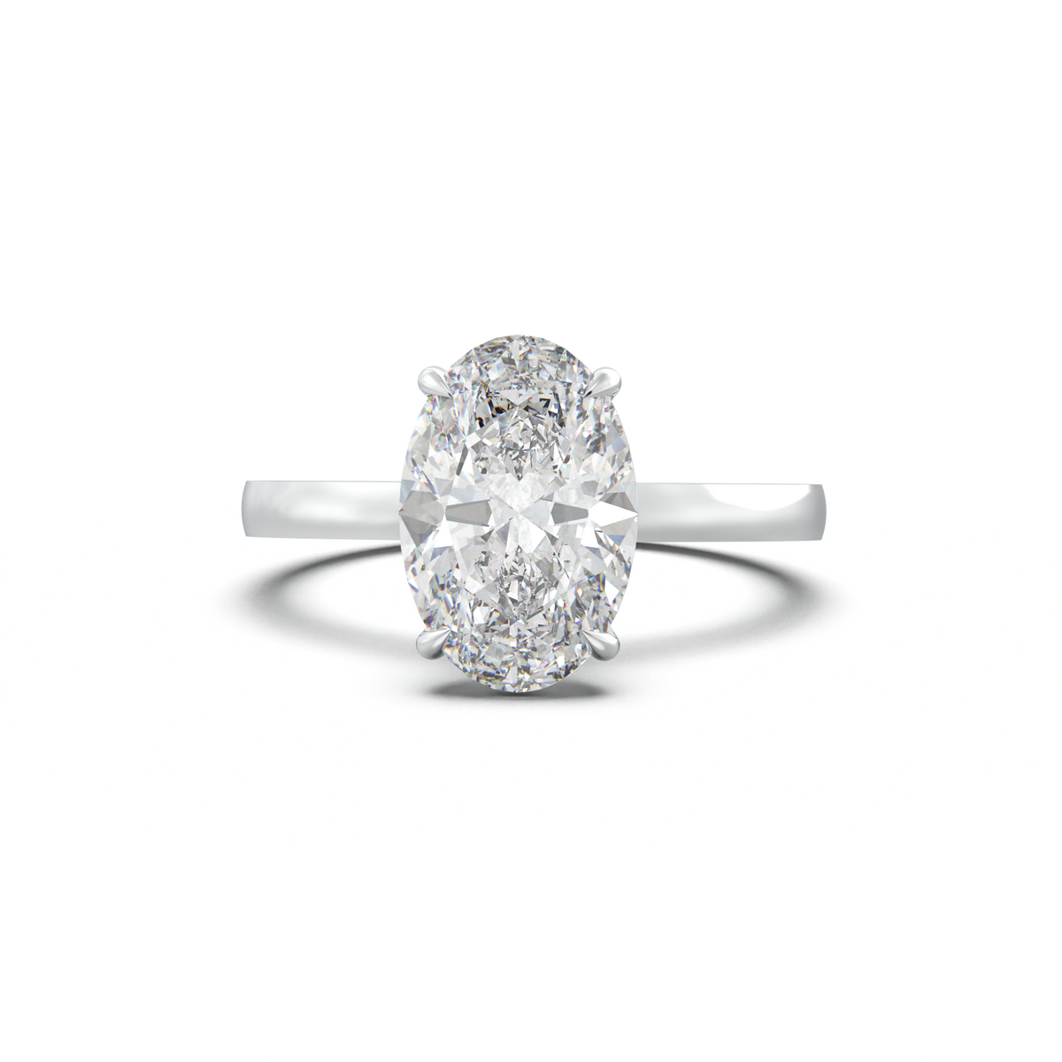 Oval Solitaire Engagement Ring
