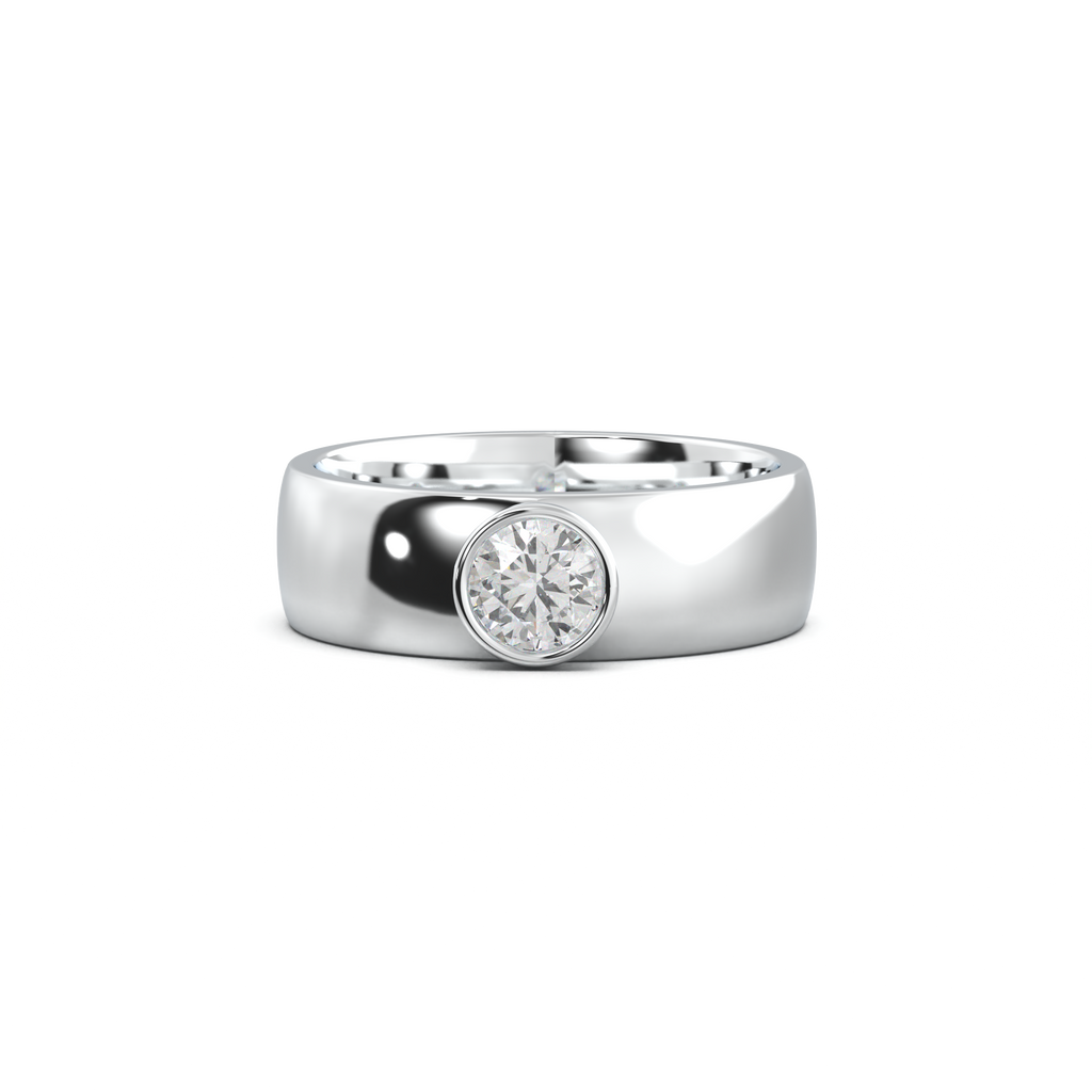 Round Bezel Men's Band