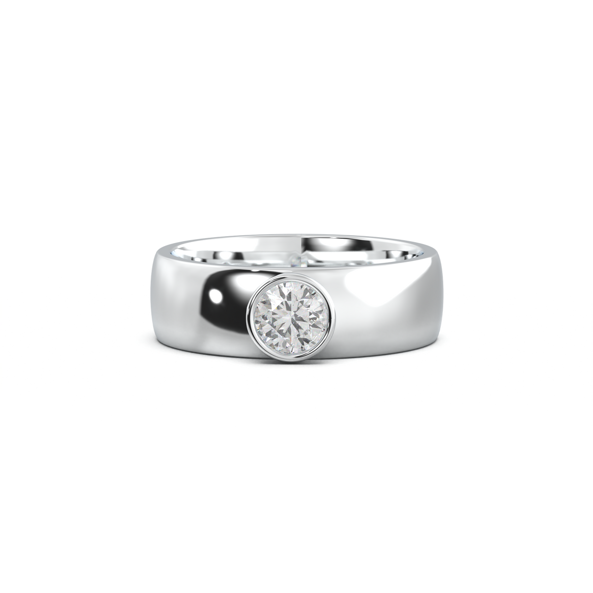 Round Bezel Men's Band