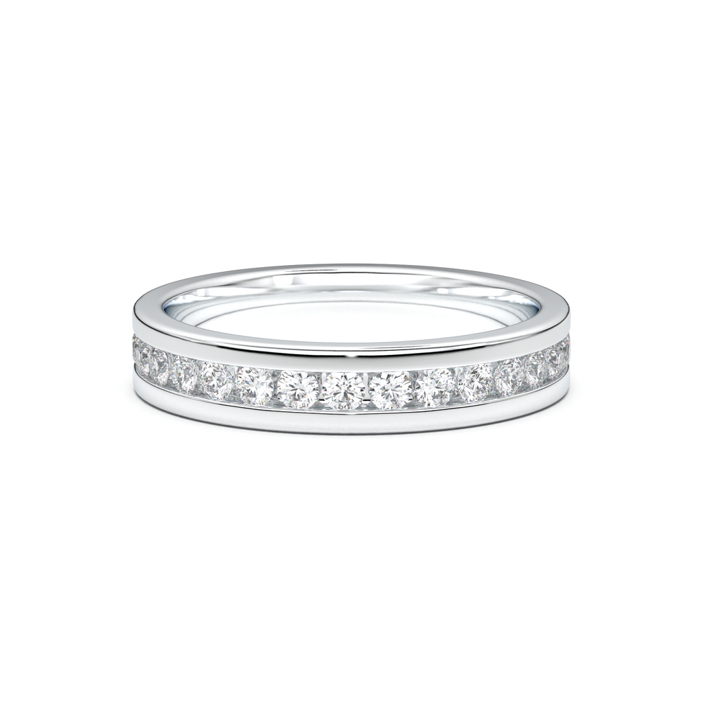 Channel-Set Diamond Men's Band