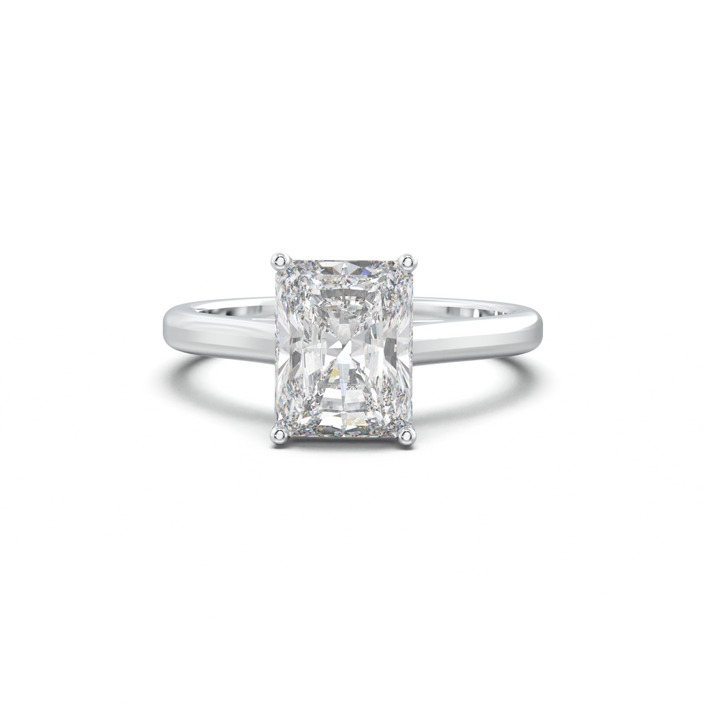 Radiant Solitaire Engagement Ring