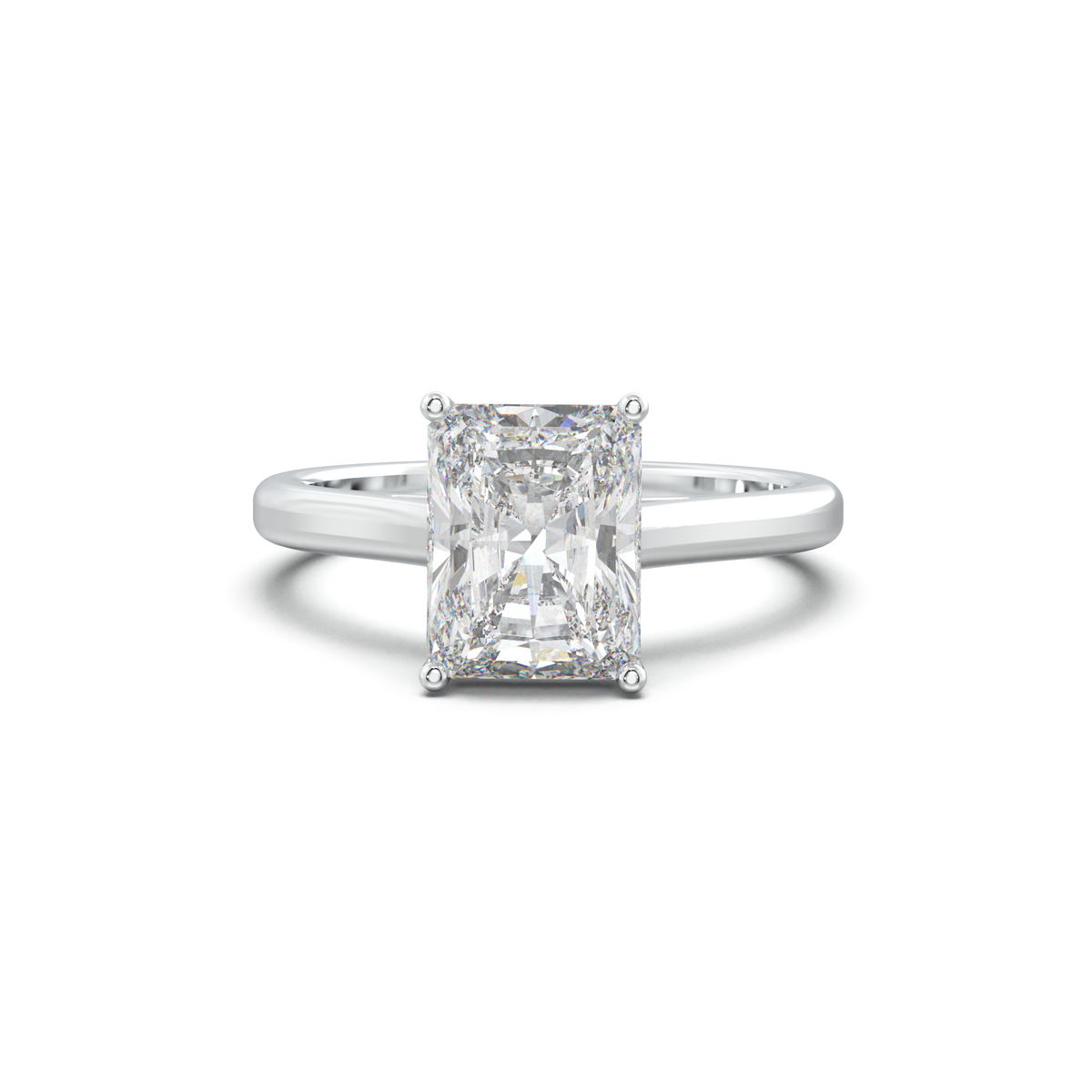 Radiant Solitaire Engagement Ring