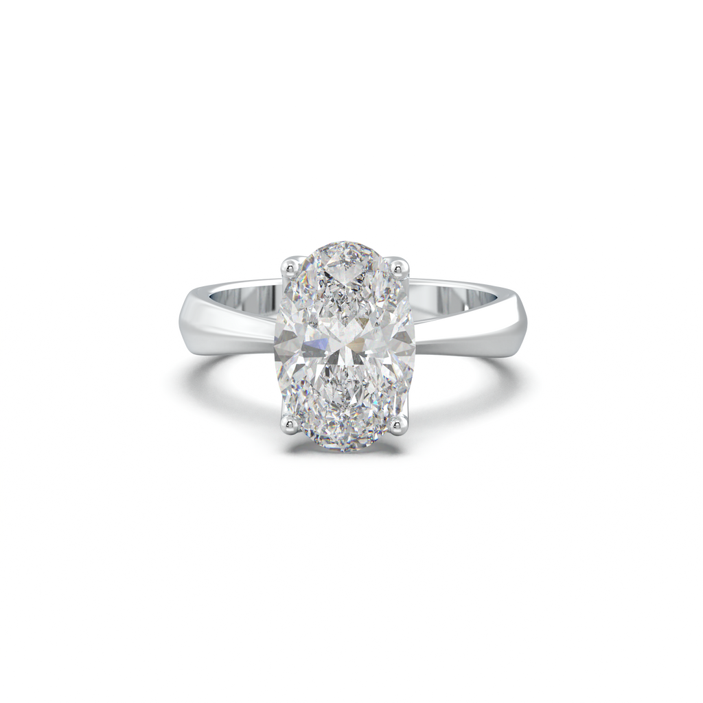 Oval Solitaire Engagement Ring