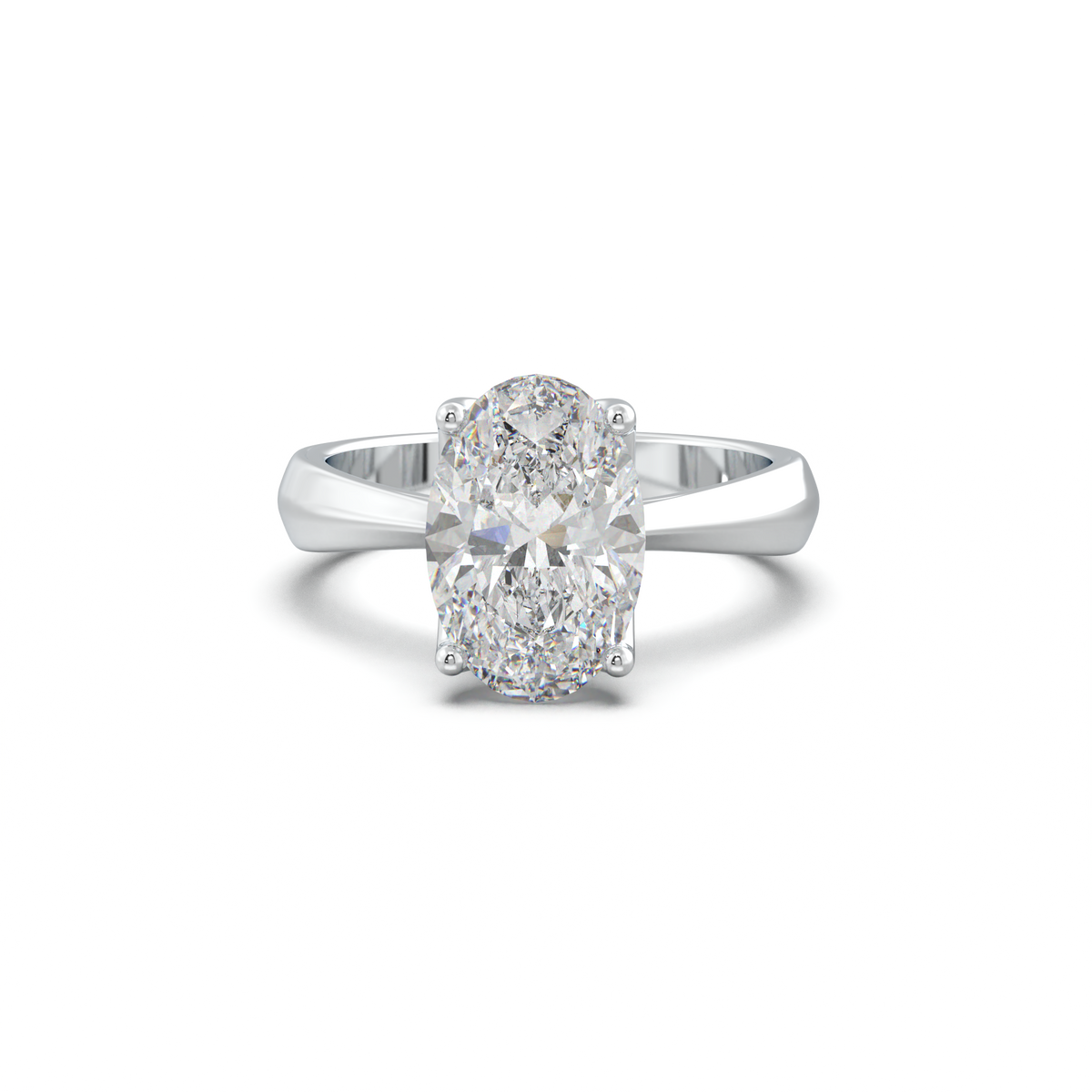 Oval Solitaire Engagement Ring