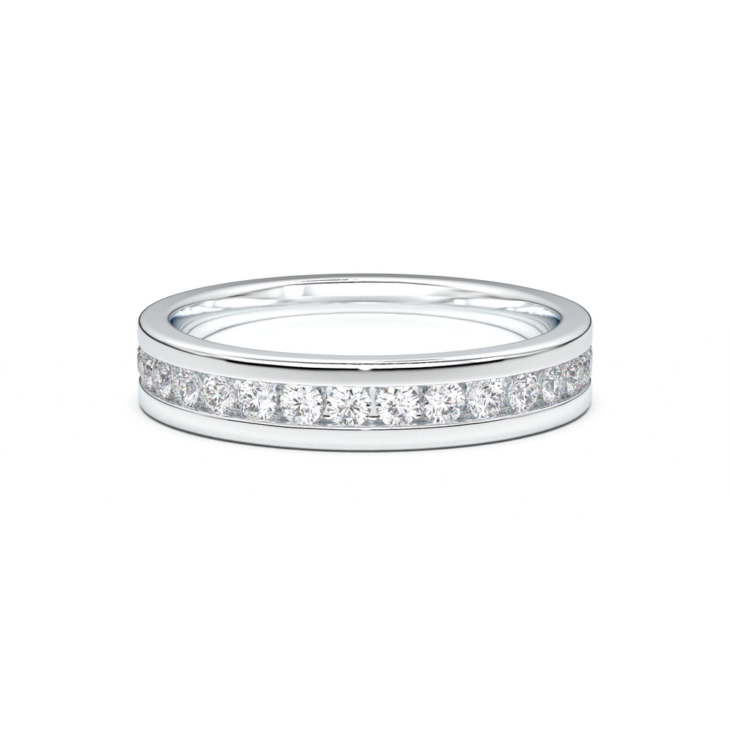 Channel-Set Diamond Men's Band
