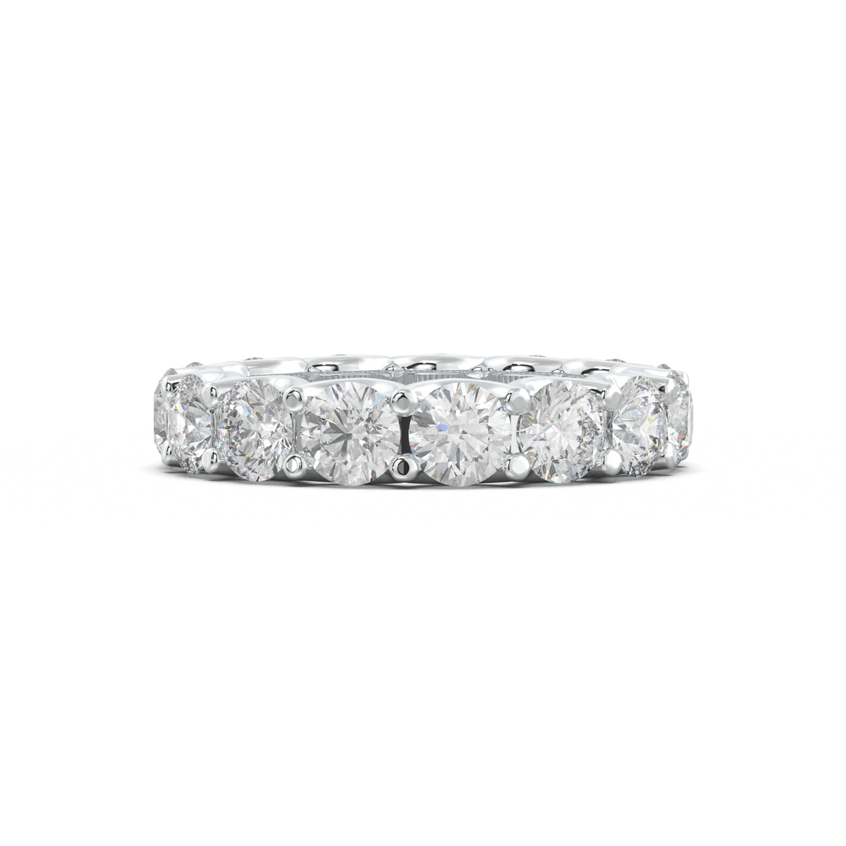 Round Eternity Wedding Band