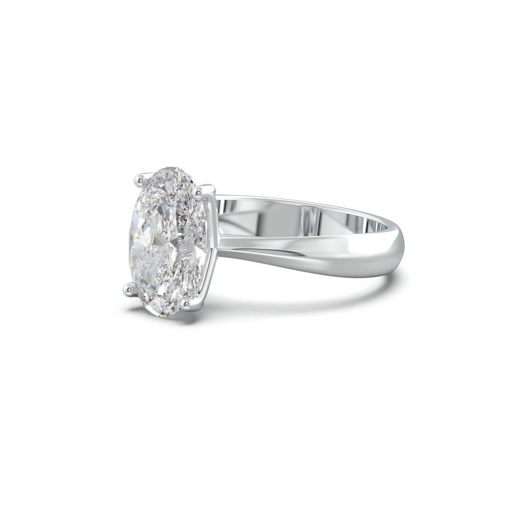 Oval Solitaire Engagement Ring