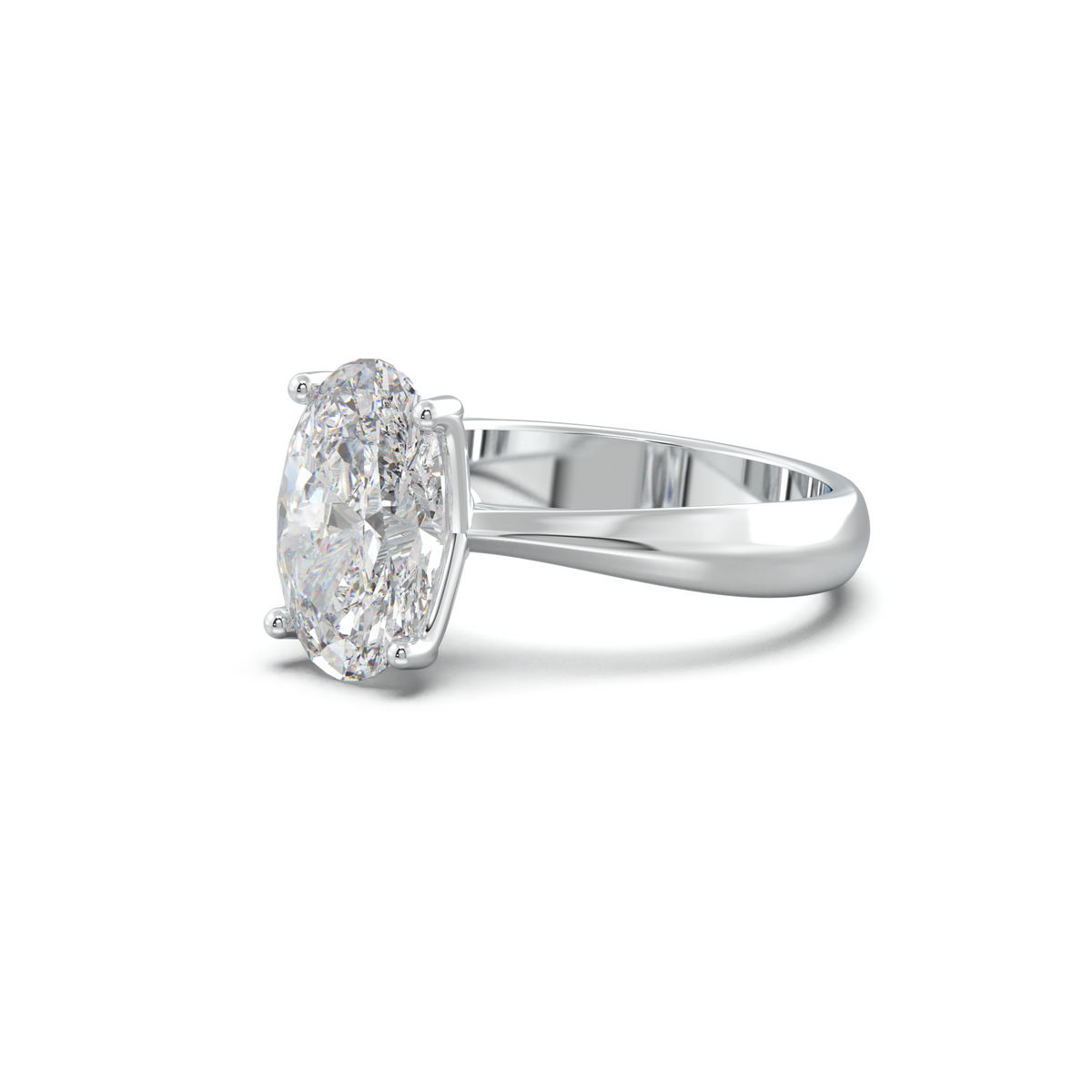Oval Solitaire Engagement Ring