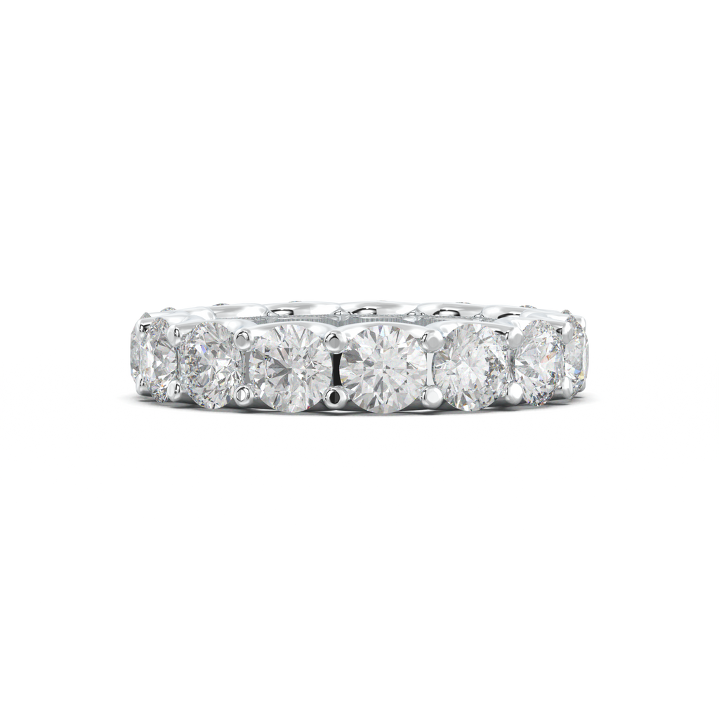 Round Eternity Wedding Band