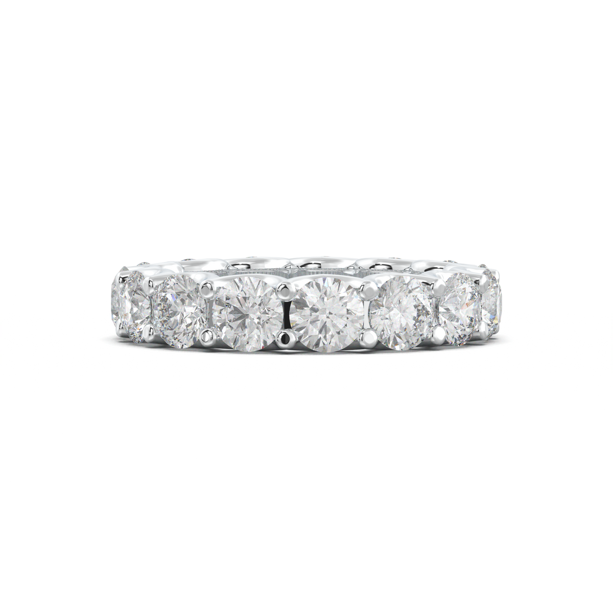 Round Eternity Wedding Band