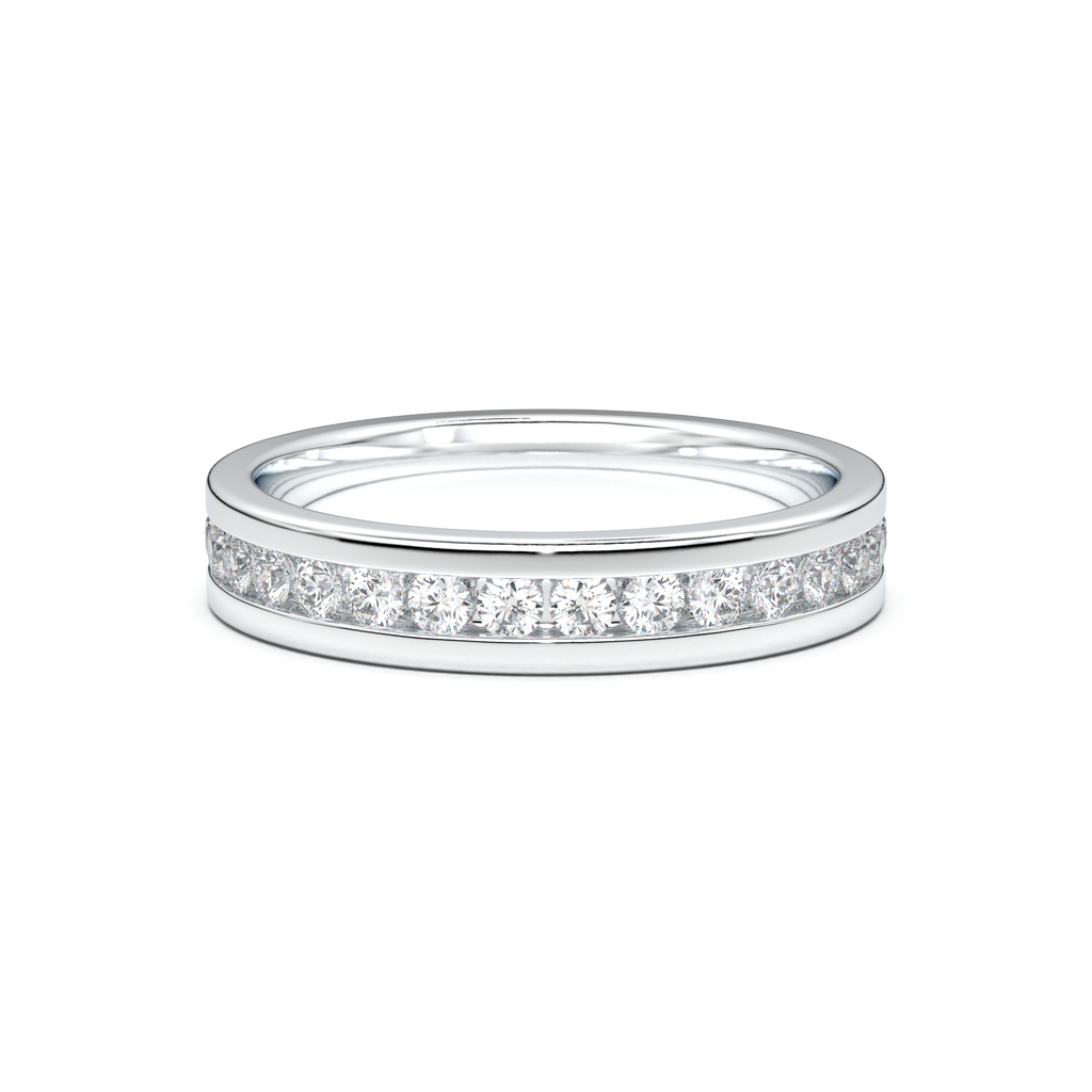 Channel-Set Diamond Men's Band