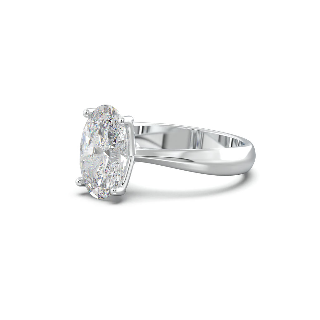 Oval Solitaire Engagement Ring
