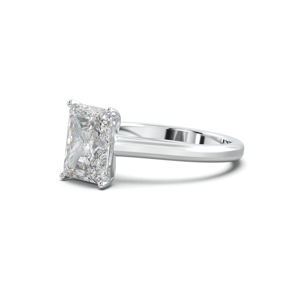Radiant Solitaire Engagement Ring